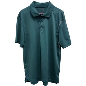 Reebok Speed Wick Golf Polo Shirt Mens Large‎ Green Short Sleeve Collared